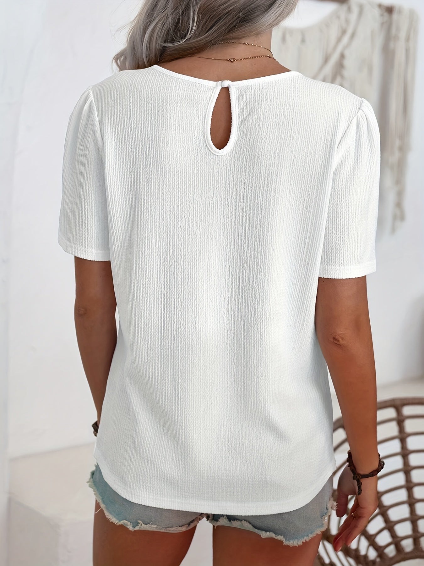 Blusa Blanca Pleat Essence