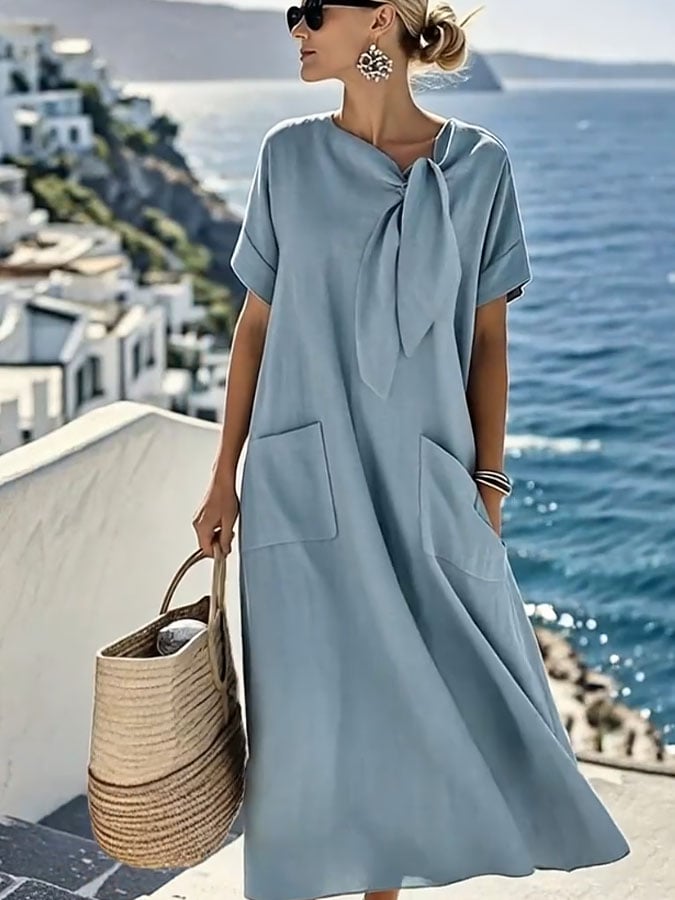 Vestido Lino de Mar